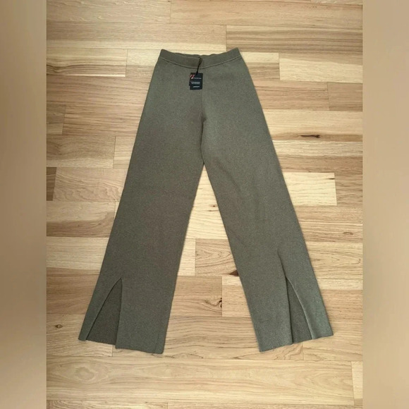 n:Philanthropy Faro Front Slit Wide Leg Pants Size S Lounge Pants Hand Crafted - Picture 3 of 11